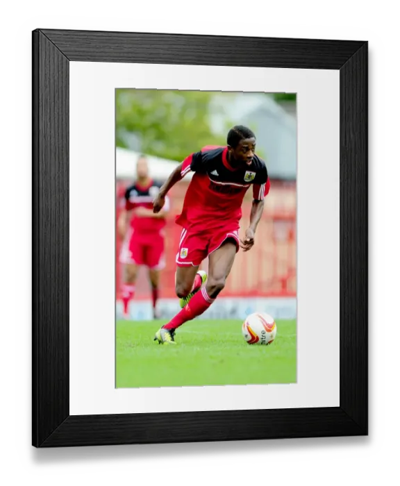 Framed Print : Bristol City's Kevin Krans in Action: U21s Clash with Ipswich Town