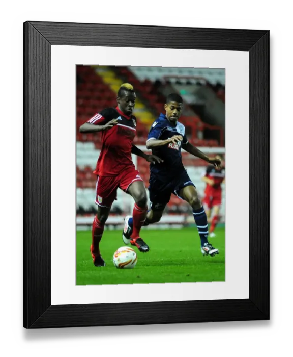 Framed Print : Bristol City vs Millwall: Tony Ajala in Action during the Football League Two Development League Clash at Ashton Gate, October 16, 2012 Framed Print : Bristol City vs Millwall: Tony Ajala in Action during the Football League Two Development League Clash at Ashton Gate, October 16, 2012