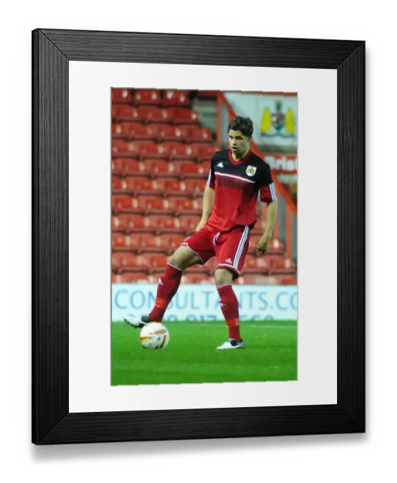 Framed Print : Bristol City vs Millwall: Curtis Jones in Action during the Football League Two Development League Clash at Ashton Gate, October 2012