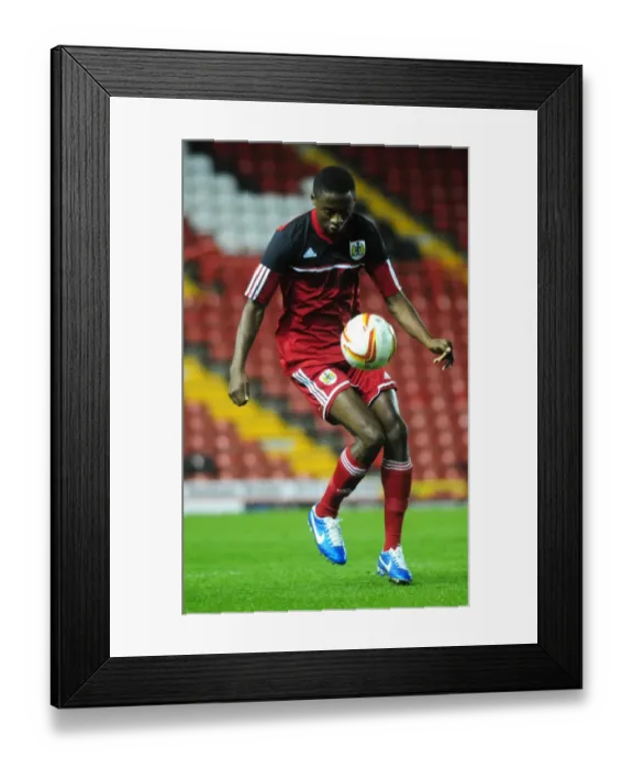Framed Print : Bristol City vs Millwall: Kranendonk in Action during U21s Football Match at Ashton Gate, October 2012