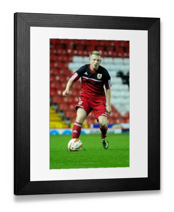Framed Print : Bristol City vs Millwall: Nathan Battersby in Action during the Professional Development League 2 Match at Ashton Gate, October 2012