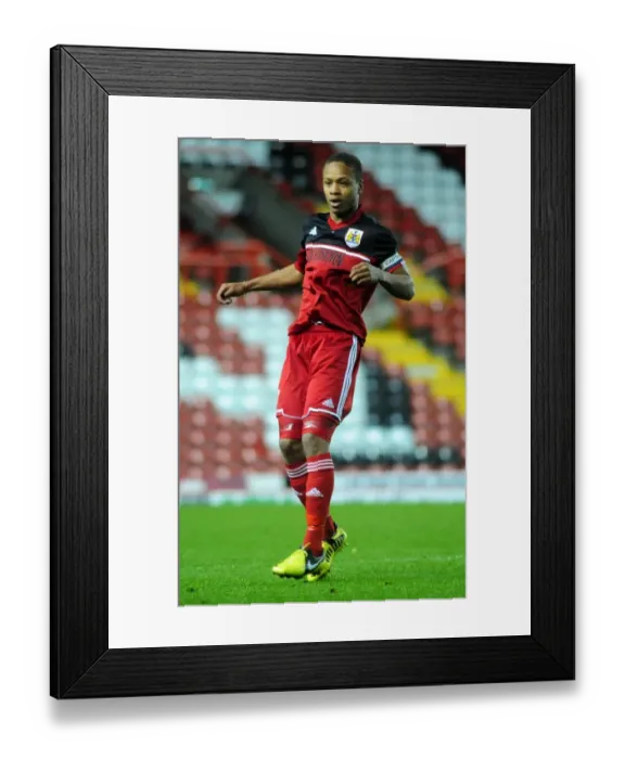 Framed Print : Bobby Reid Leads Bristol City: Football Action from the Professional Development League 2 Clash Against Millwall, October 2012