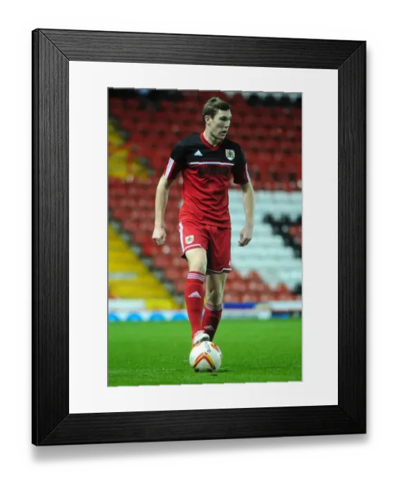 Framed Print : Bristol City vs Millwall: Lewis Hall in Action during U21s Football Match at Ashton Gate, October 2012