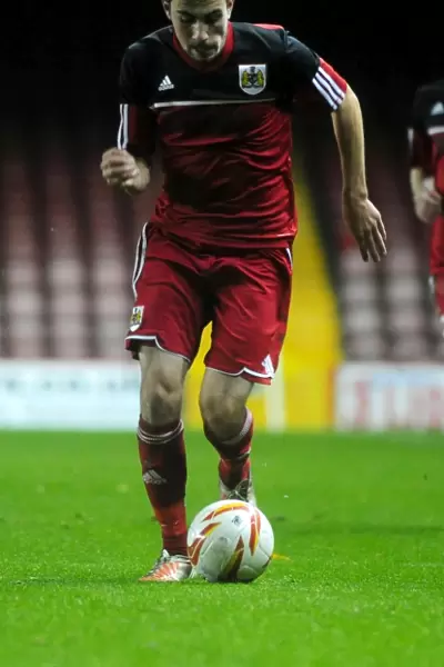 Bristol City's Lewis Hall in Action during U21s Match vs Millwall at Ashton Gate, October 2012