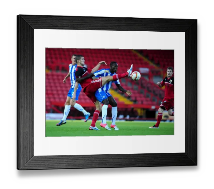 Framed Print : Bristol City U21s: Ismael Bouzid Fights for Possession Against Freddie Ladapo of Colchester United U21s