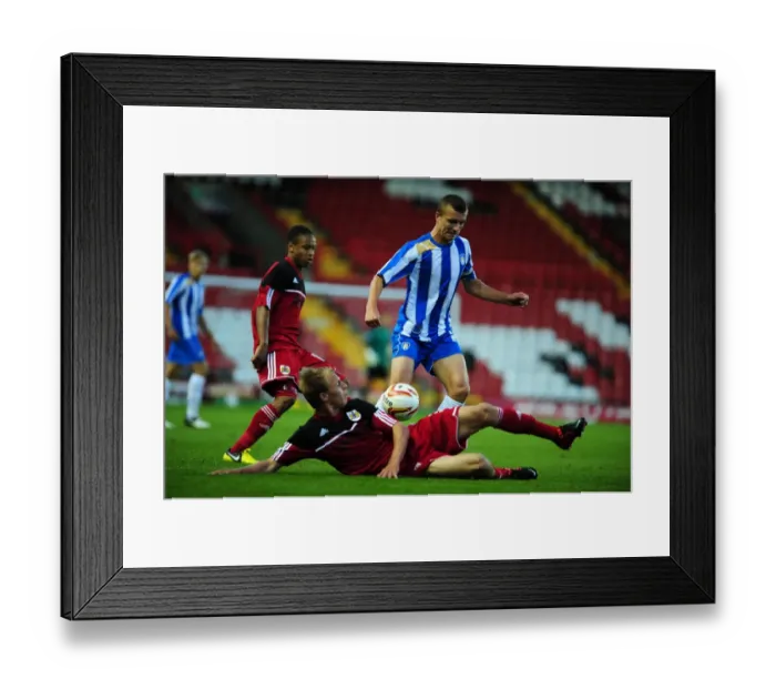 Framed Print : Intense Rivalry: Tom King vs. Alex Gilbey - U21 Clash at Ashton Gate, 2012 Framed Print : Intense Rivalry: Tom King vs. Alex Gilbey - U21 Clash at Ashton Gate, 2012