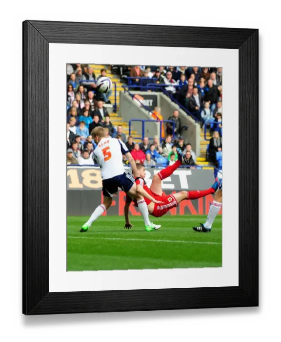 Framed Print : Steven Davies Overhead Kick: Bristol City Takes the Lead Against Bolton Wanderers, 2010-12 Championship Framed Print : Steven Davies Overhead Kick: Bristol City Takes the Lead Against Bolton Wanderers, 2010-12 Championship