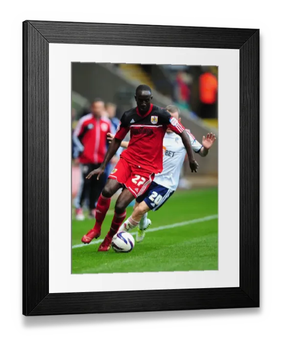Framed Print : Adomah vs Spearing: Intense Championship Showdown - Bristol City vs Bolton Wanderers Framed Print : Adomah vs Spearing: Intense Championship Showdown - Bristol City vs Bolton Wanderers