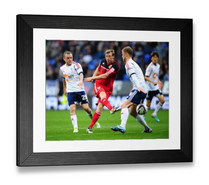 Framed Print : Martyn Woolford's Stunning Goal: Bolton Wanderers vs. Bristol City, 2010-11 Championship