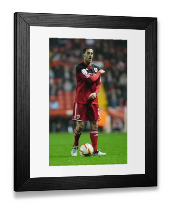 Framed Print : Clash of the Championship Titans: Bristol City vs. Burnley - Season 12-13