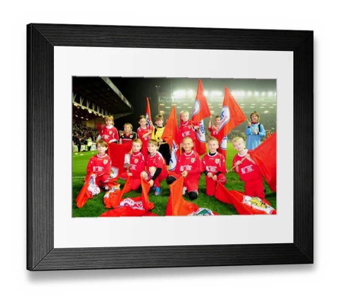 Framed Print : Bristol City vs Burnley: Flagbearers Clash in Championship Football Match at Ashton Gate Stadium (10-23-2012) Framed Print : Bristol City vs Burnley: Flagbearers Clash in Championship Football Match at Ashton Gate Stadium (10-23-2012)