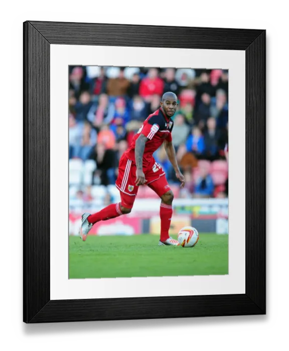 Framed Print : Marvin Elliott of Bristol City in Action Against Charlton Athletic, Championship Football Match, November 11, 2012 Framed Print : Marvin Elliott of Bristol City in Action Against Charlton Athletic, Championship Football Match, November 11, 2012