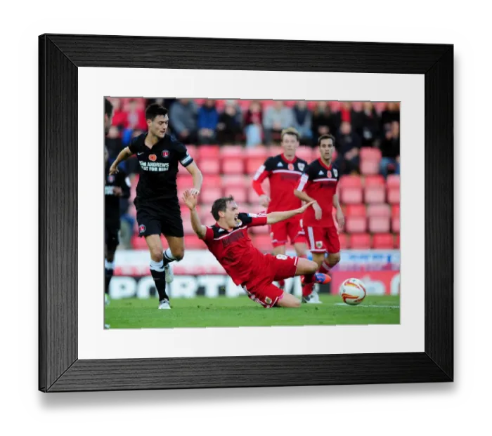 Framed Print : Championship Showdown: Neil Kilkenny Fouls by Johnnie Jackson at Ashton Gate Framed Print : Championship Showdown: Neil Kilkenny Fouls by Johnnie Jackson at Ashton Gate