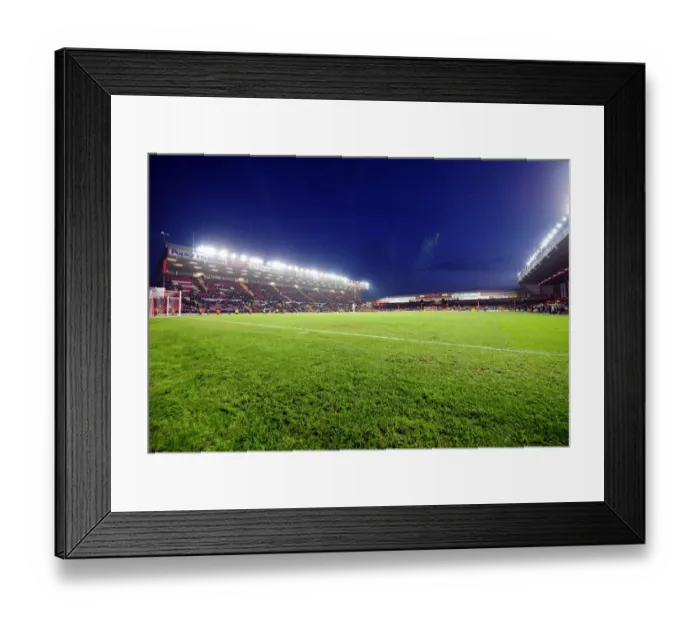 Framed Print : Championship Showdown at Ashton Gate: Bristol City vs Charlton Athletic under the Lights - 11 / 11 / 2012