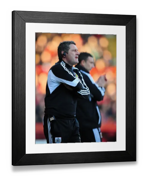 Framed Print : Tony Docherty, Assistant Manager of Bristol City, Focuses on Championship Match against Charlton Athletic Framed Print : Tony Docherty, Assistant Manager of Bristol City, Focuses on Championship Match against Charlton Athletic