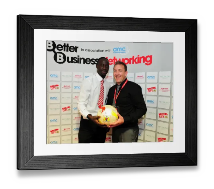 Framed Print : Albert Adomah Named Man of the Match: Bristol City vs Charlton Athletic, 11-11-2012