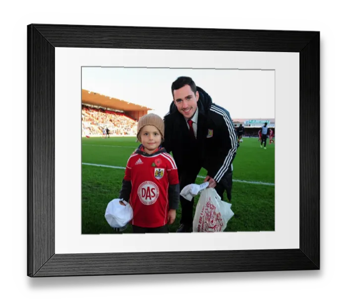 Framed Print : Championship Clash: Bristol City vs Charlton Athletic at Ashton Gate Stadium - November 11, 2012