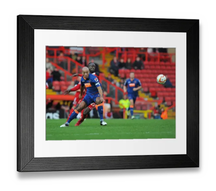 Framed Print : Adomah vs John-Baptiste: Battle for Supremacy in Bristol City vs Blackpool Championship Clash Framed Print : Adomah vs John-Baptiste: Battle for Supremacy in Bristol City vs Blackpool Championship Clash