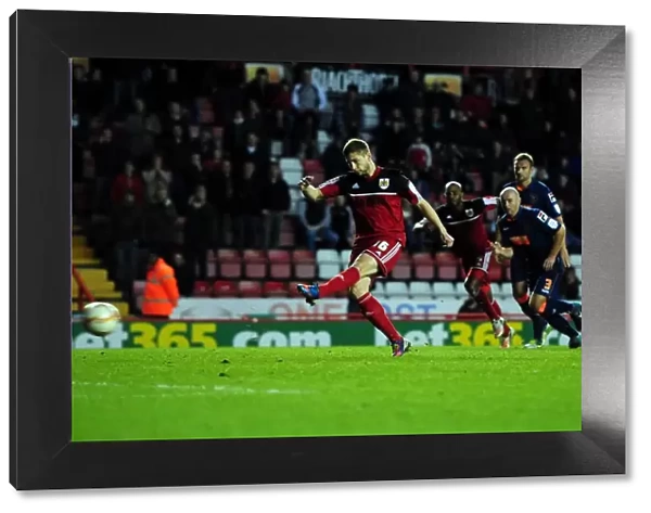 Steven Davies Scores First Kick of the Game: Bristol City vs. Blackpool, 17 / 11 / 2012