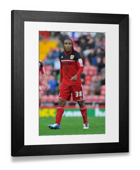 Framed Print : Neil Danns in Action: Championship Showdown - Bristol City vs. Blackpool (November 17, 2012) Framed Print : Neil Danns in Action: Championship Showdown - Bristol City vs. Blackpool (November 17, 2012)