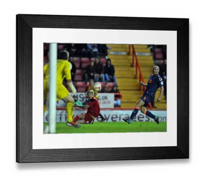 Framed Print : Jon Stead Centers the Ball: A Pivotal Moment in Bristol City vs. Blackpool Championship Match, 2012 Framed Print : Jon Stead Centers the Ball: A Pivotal Moment in Bristol City vs. Blackpool Championship Match, 2012