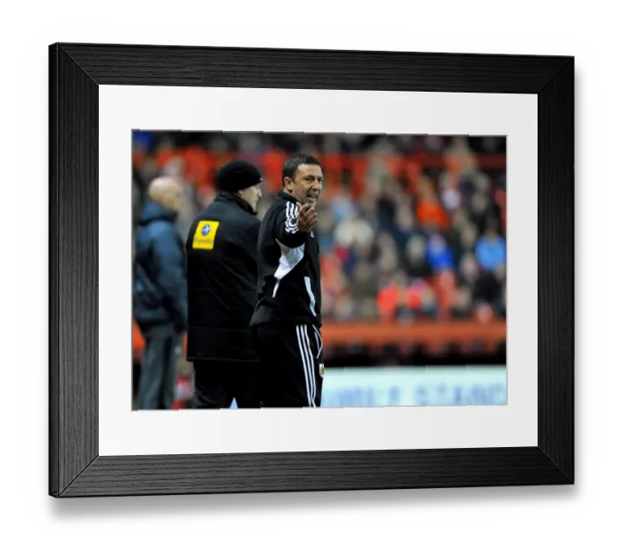 Framed Print : Derek McInnes Frustration: Bristol City vs Wolves, Championship Football Match, 1st December 2012 Framed Print : Derek McInnes Frustration: Bristol City vs Wolves, Championship Football Match, 1st December 2012