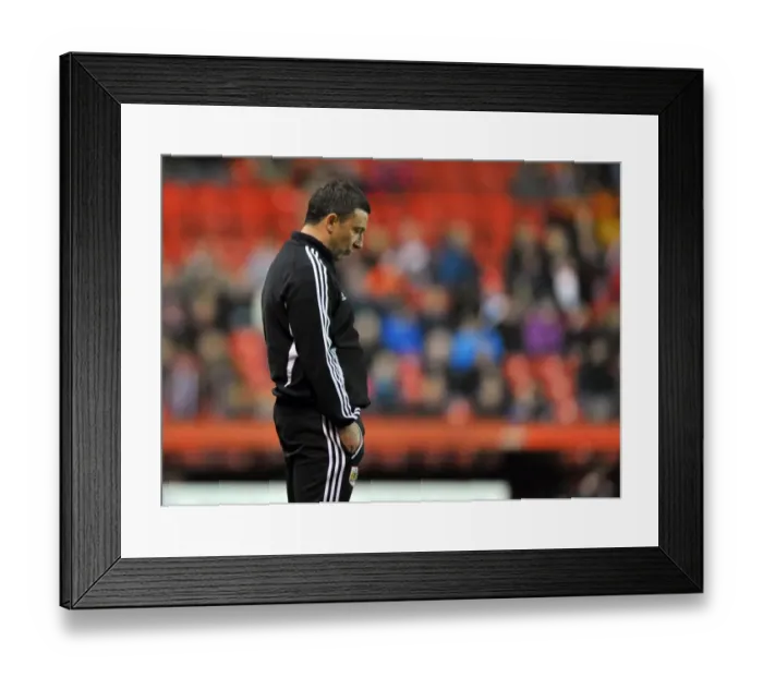 Framed Print : Derek McInnes Frustration: Championship Football - Bristol City vs. Wolves (2012) Framed Print : Derek McInnes Frustration: Championship Football - Bristol City vs. Wolves (2012)