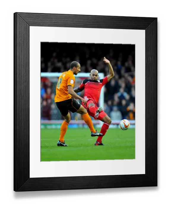 Framed Print : Marvin Elliott vs. Karl Henry: Foul Clash at Ashton Gate Framed Print : Marvin Elliott vs. Karl Henry: Foul Clash at Ashton Gate