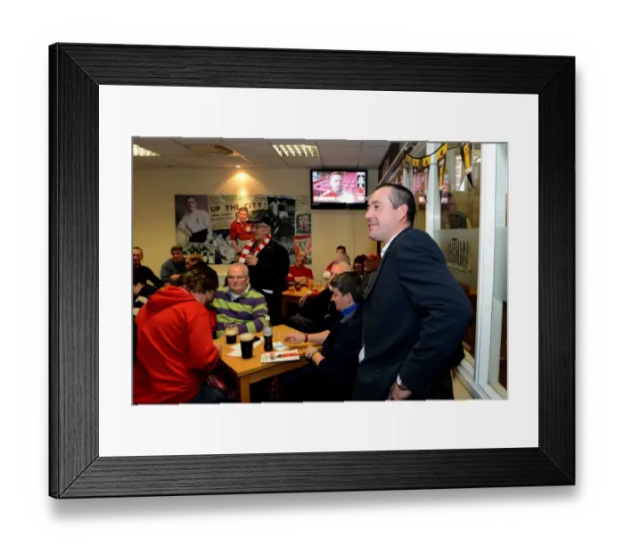 Framed Print : Bristol City vs. Wolves Clash in Championship Football Match at Ashton Gate Stadium - 01 / 12 / 2012