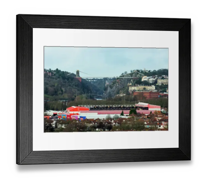 Framed Print : Bristol City FC Ashton Gate General View 041212