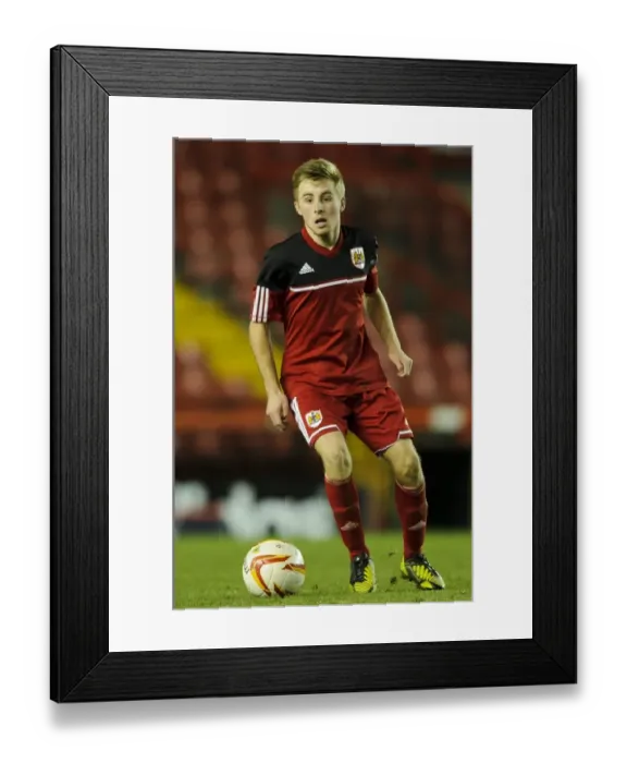 Framed Print : Joe Morrell Shines: FA Youth Cup Third Round Proper - Bristol City U18 vs Ipswich Town U18 at Ashton Gate Stadium