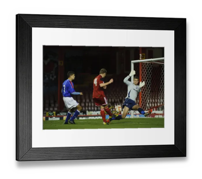 Framed Print : Rhys Jordan's Wide Shot: FA Youth Cup Match between Bristol City U18s and Ipswich Town U18s, Ashton Gate Stadium