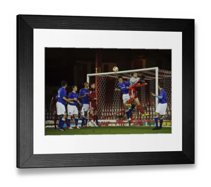 Framed Print : Bristol City U18 vs Ipswich Town U18: FA Youth Cup Third Round Proper - Jack Batten's Header