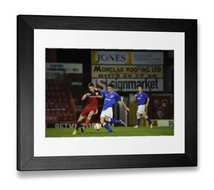 Framed Print : Intense Performance by Jack Batten: FA Youth Cup Third Round - Bristol City U18 vs Ipswich Town U18