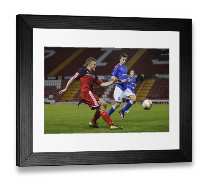 Framed Print : Dramatic Cross by Rhys Jordan: FA Youth Cup Match, Bristol City U18 vs Ipswich Town U18, Ashton Gate Stadium Framed Print : Dramatic Cross by Rhys Jordan: FA Youth Cup Match, Bristol City U18 vs Ipswich Town U18, Ashton Gate Stadium