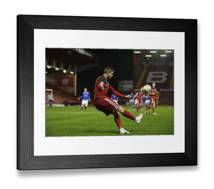 Framed Print : Wes Burns in Action: FA Youth Cup Third Round - Bristol City U18 vs Ipswich Town U18 Framed Print : Wes Burns in Action: FA Youth Cup Third Round - Bristol City U18 vs Ipswich Town U18