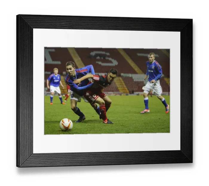 Framed Print : FA Youth Cup: Miles John of Bristol City U18s in Action Against Ipswich Town U18 Framed Print : FA Youth Cup: Miles John of Bristol City U18s in Action Against Ipswich Town U18