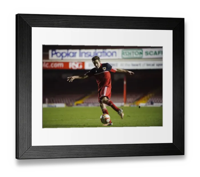 Framed Print : Bristol City U18s Advance in FA Youth Cup: Lewis Hall Scores the Decisive Goal Against Ipswich Town U18 Framed Print : Bristol City U18s Advance in FA Youth Cup: Lewis Hall Scores the Decisive Goal Against Ipswich Town U18