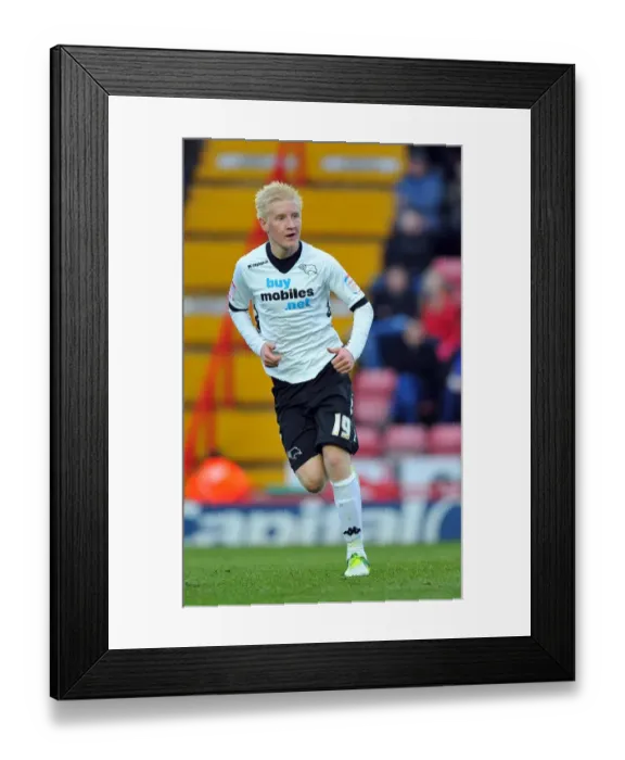 Framed Print : Will Hughes in Action: Derby County vs. Bristol City Championship Clash, December 2012 Framed Print : Will Hughes in Action: Derby County vs. Bristol City Championship Clash, December 2012