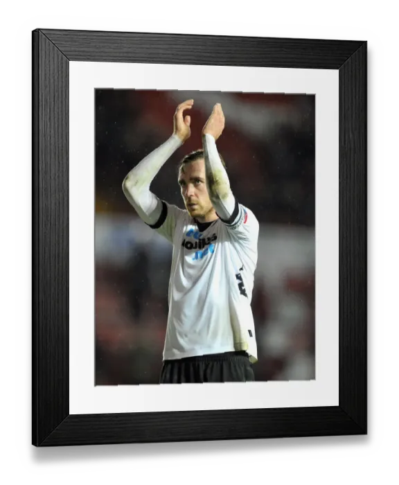 Framed Print : Richard Keogh in Action: Derby County vs. Bristol City Championship Clash (2012) Framed Print : Richard Keogh in Action: Derby County vs. Bristol City Championship Clash (2012)