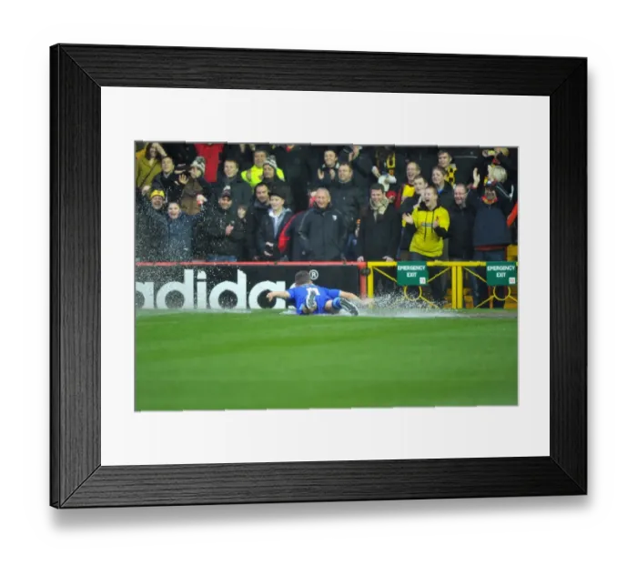 Framed Print : Bristol City vs. Watford: Jonathan Hogg Slides into the Mud as Championship Match is Called Off Framed Print : Bristol City vs. Watford: Jonathan Hogg Slides into the Mud as Championship Match is Called Off