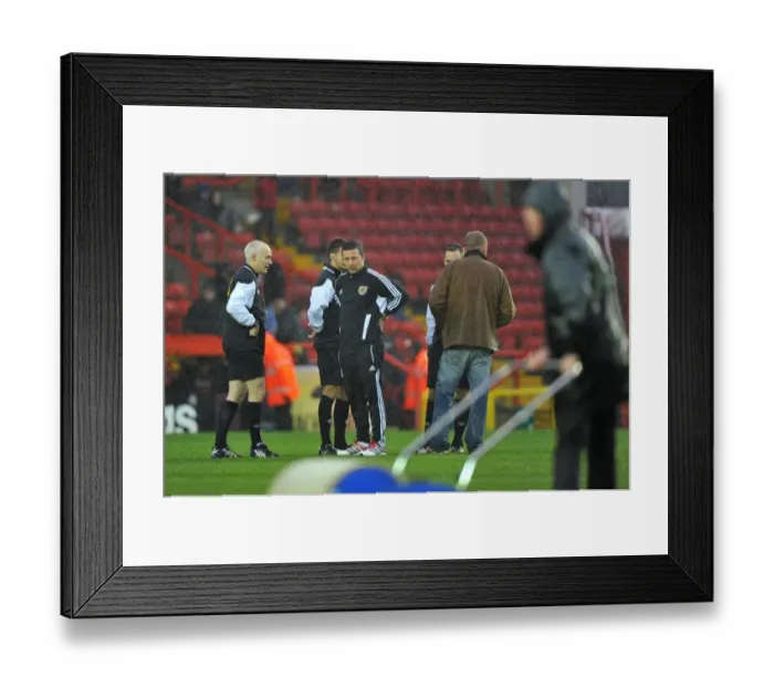 Framed Print : Bristol City vs. Watford: Snowy Showdown at Ashton Gate - Game Postponed Framed Print : Bristol City vs. Watford: Snowy Showdown at Ashton Gate - Game Postponed