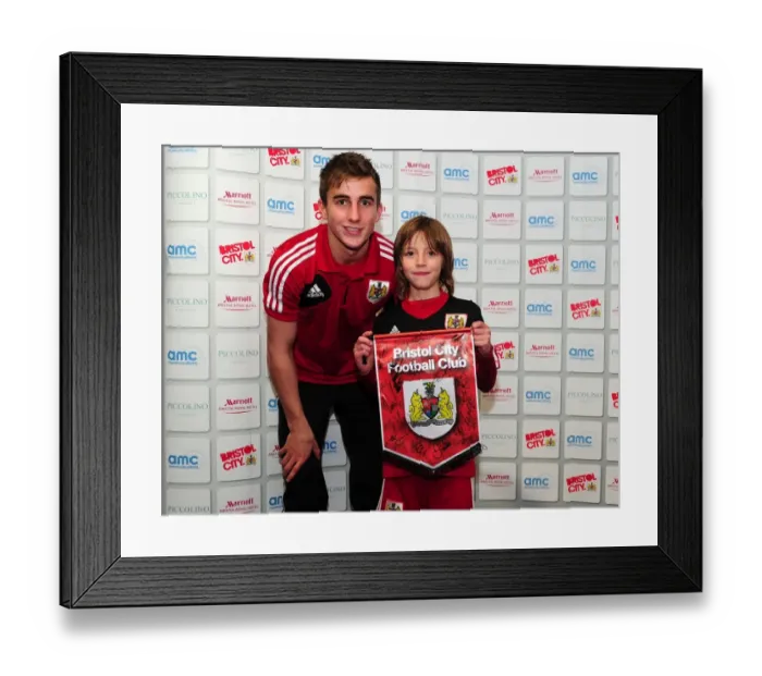 Framed Print : Bristol City vs Watford: Championship Clash - Man of the Match Awarded