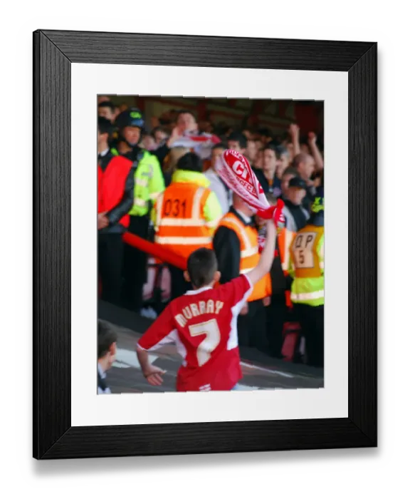 Framed Print : Bristol City FC: Unwavering Passion of Devoted Fans