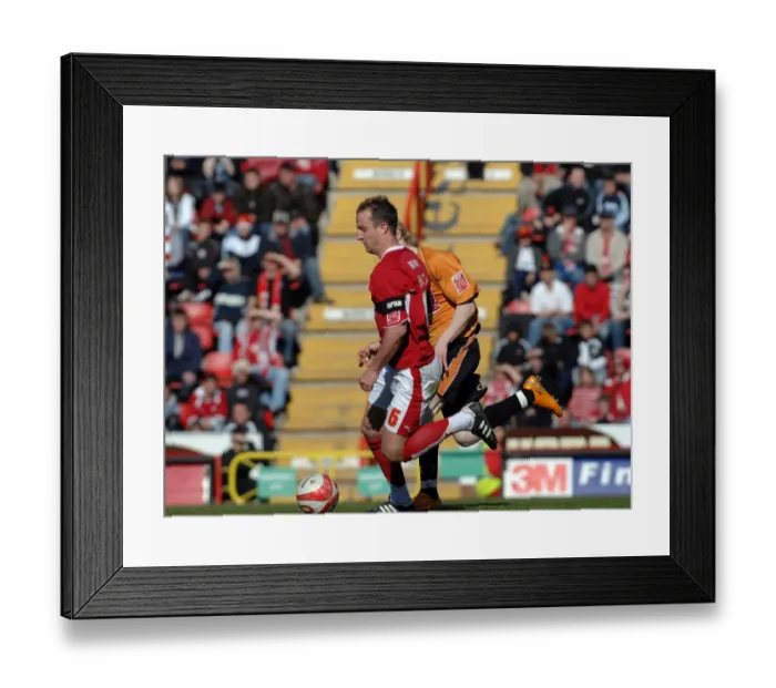 Framed Print : Football Rivalry: Louis Carey in Action - Bristol City vs. Wolverhampton Wanderers Framed Print : Football Rivalry: Louis Carey in Action - Bristol City vs. Wolverhampton Wanderers