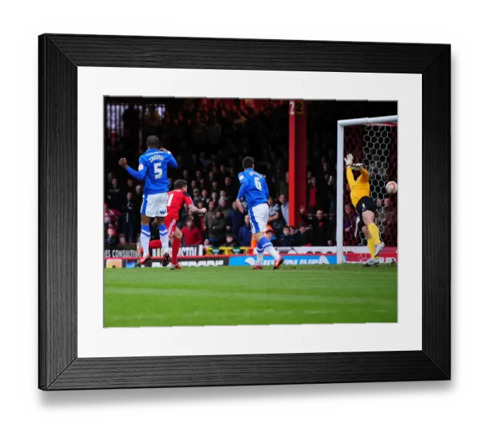 Framed Print : Bristol City v Peterborough United 291212