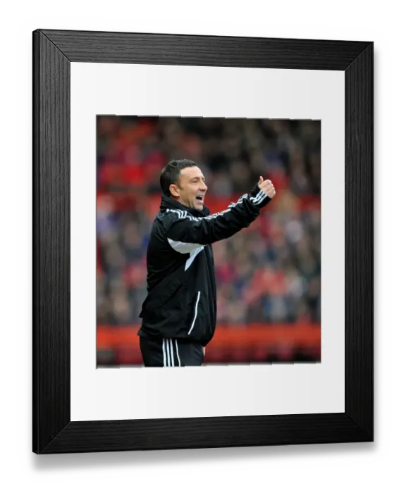 Framed Print : Derek McInnes Leads Bristol City Against Peterborough United in Championship Clash, 29 / 12 / 2012 Framed Print : Derek McInnes Leads Bristol City Against Peterborough United in Championship Clash, 29 / 12 / 2012