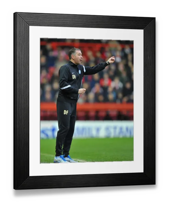 Framed Print : Darren Ferguson Leads Peterborough United Against Bristol City, Championship Football Match, December 2012 Framed Print : Darren Ferguson Leads Peterborough United Against Bristol City, Championship Football Match, December 2012