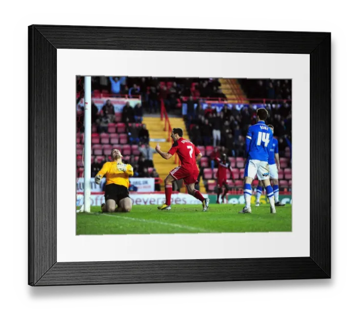 Framed Print : Bristol City's Sam Baldock Rejoices Over Goal Against Peterborough United in Championship Match at Ashton Gate Stadium (Joe Meredith / JMP - 29 / 12 / 2012) Framed Print : Bristol City's Sam Baldock Rejoices Over Goal Against Peterborough United in Championship Match at Ashton Gate Stadium (Joe Meredith / JMP - 29 / 12 / 2012)