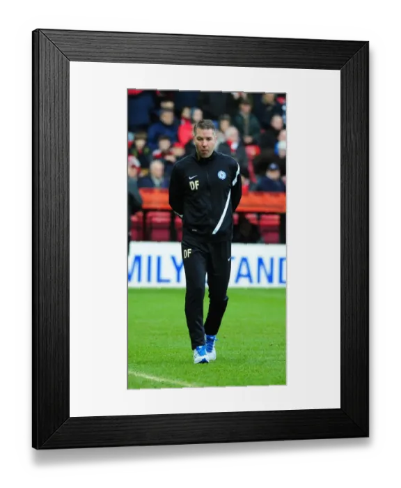 Framed Print : Bristol City vs Peterborough: Darren Ferguson Leads Peterborough United at Ashton Gate, Championship Football Match, December 2012
